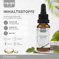Vitamin D3 + K2, Tropfen