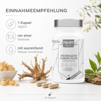Weihrauch Plus, mit Teufelskralle & Weidenrinde, 60...