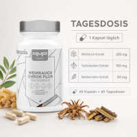 Weihrauch Plus, mit Teufelskralle & Weidenrinde, 60 Kapseln