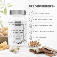 Weihrauch Plus, mit Teufelskralle & Weidenrinde, 60 Kapseln