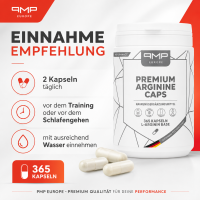 Premium Arginin Caps, 365 Kapseln