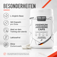 Premium Arginin Caps, 365 Kapseln