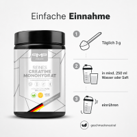 Creatin Monohydrat Premium, 500g Dose