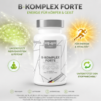 B-Komplex Forte in aktiver Form, 60 Kapseln
